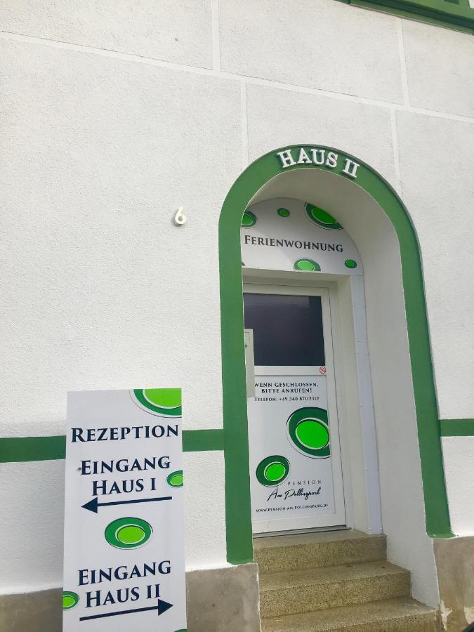 Pension Am Pollingpark Haus II Dessau-Rosslau Exteriör bild
